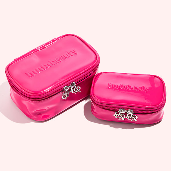 Pink Makeup Bag Set
