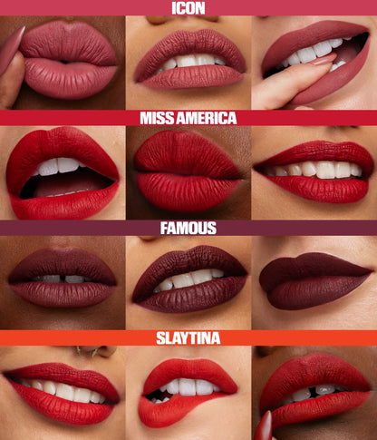 Liquid Matte Ultra-Comfort Transfer-Proof Lipstick