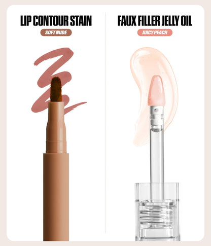 Makeout Sesh Lip Duo Peachy Nudes